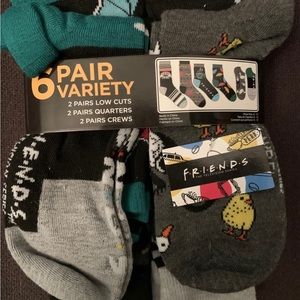 Friends Variety Socks 6 Pack